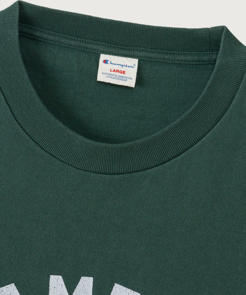 BASEBALL 레귤러핏 롱슬리브 티셔츠 Dark Green