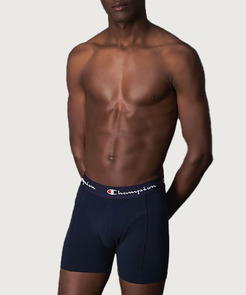 남성 스크립트 로고 드로즈 2PACK Navy