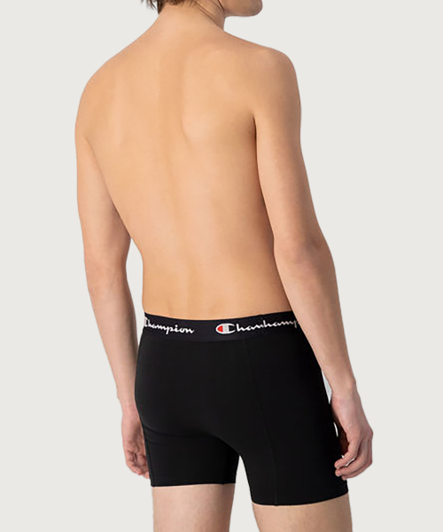 남성 스크립트 로고 드로즈 4PACK Black