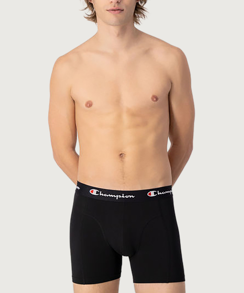 남성 스크립트 로고 드로즈 4PACK Black&Navy