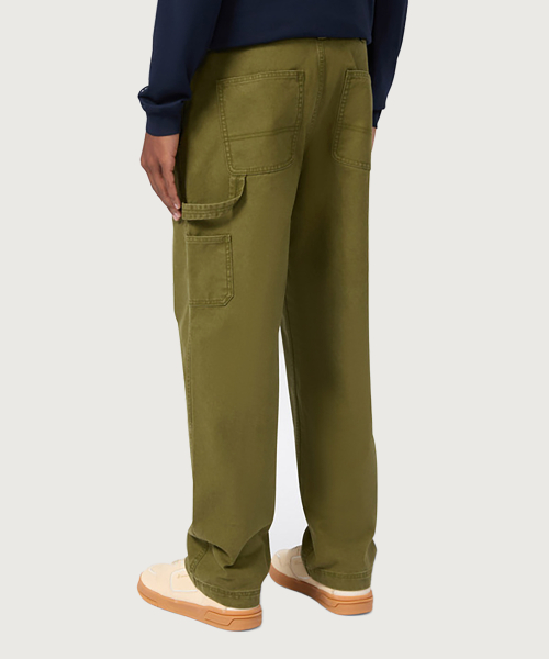 코튼 레귤러핏 스트레이트 카펜터 팬츠 Khaki