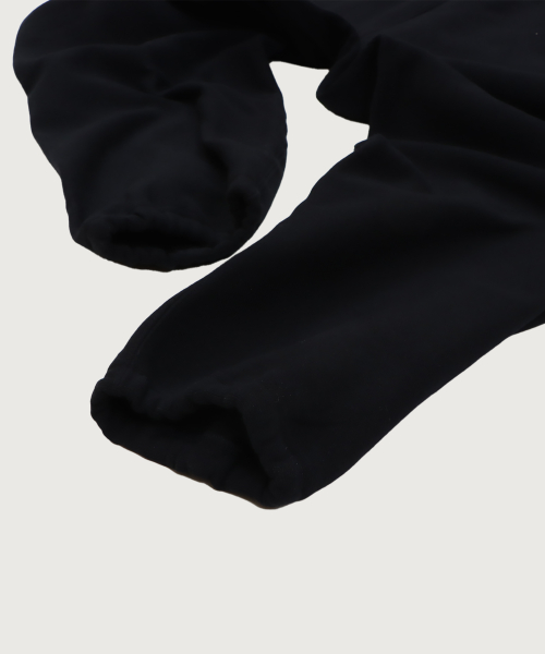 리버스위브 블루택 레귤러핏 기모 스웨트 팬츠 Black