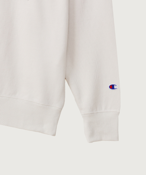 BOSTON 레귤러핏 크루넥 스웨트셔츠 Off White