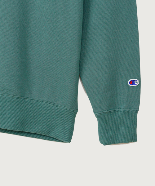 BOSTON 레귤러핏 크루넥 스웨트셔츠 Dark Green