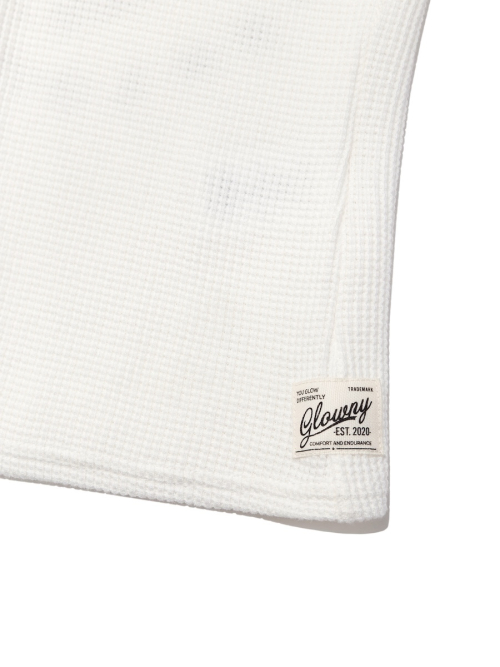 ROCKY WAFFLE SLEEVELESS TOP (WHITE)