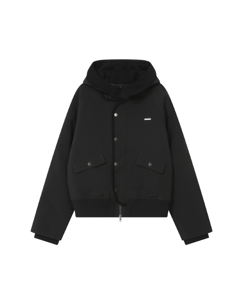 Wellon bomber jacket BLACK