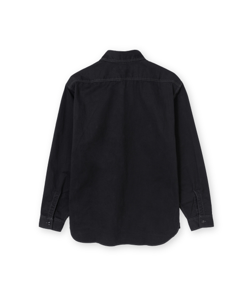 Washed Work Shirt, Black