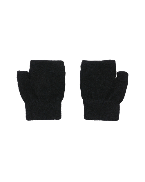 Flip-top gloves BLACK