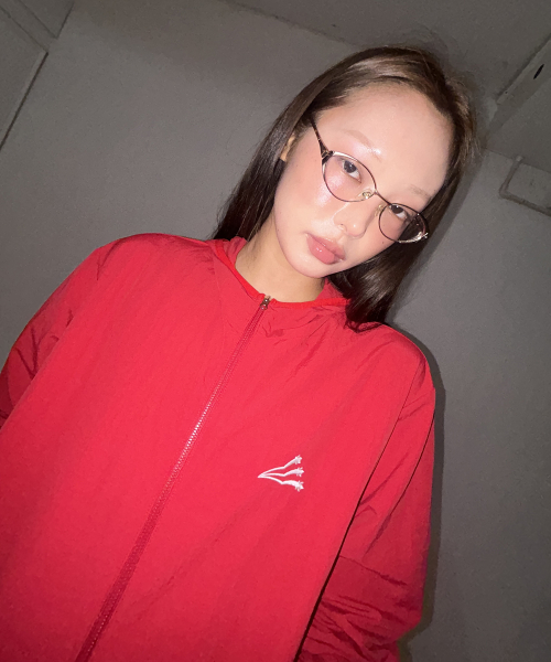 HEESU Hooded Windbreaker [Red]