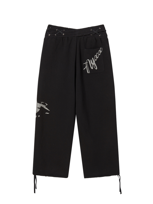 EMBLEM PRINTING JOGGER PANTS CAMO