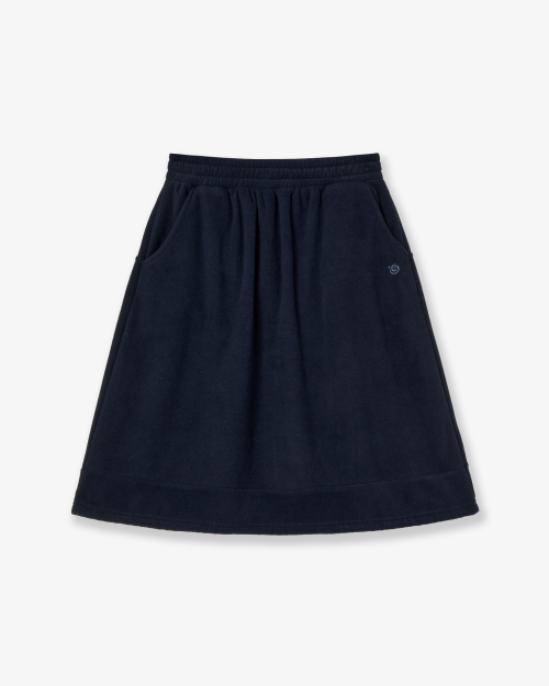BALLOON FLEECE SKIRT [NAVY]