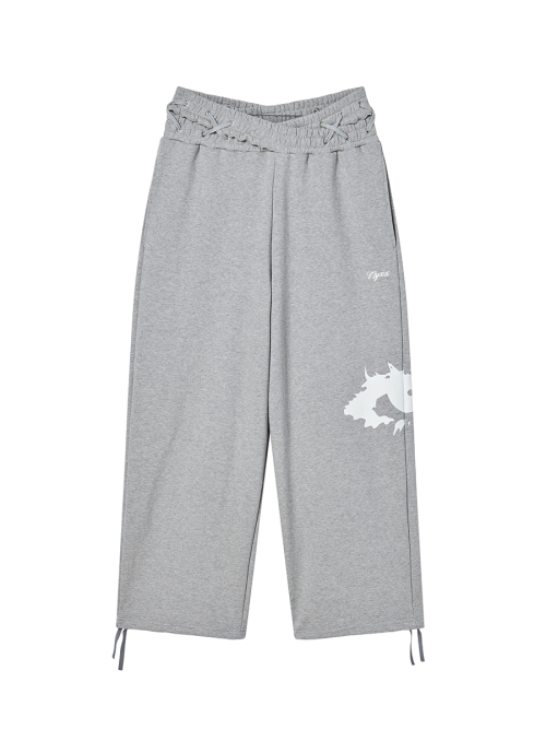 EMBLEM PRINTING JOGGER PANTS CAMO