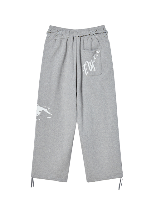 EMBLEM PRINTING JOGGER PANTS CAMO