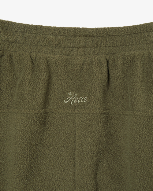 BALLOON FLEECE SKIRT [OLIVE]