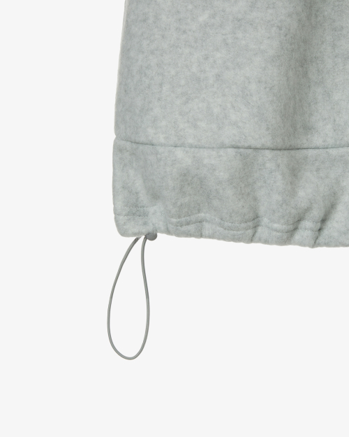BALLOON FLEECE SKIRT [LIGHT GREY]