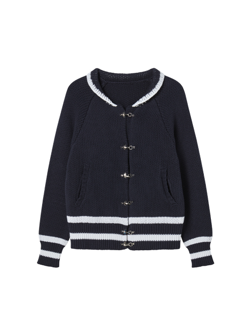 LATCH COWICHAN CARDIGAN NAVY