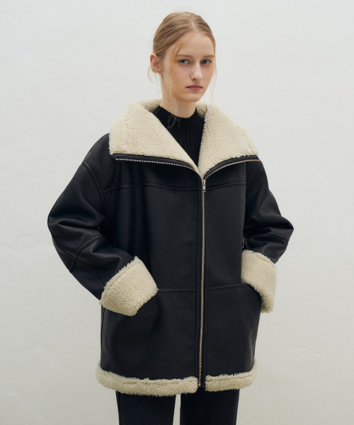 High Neck Wool Mustang[LMBFWI25JK108]-2color