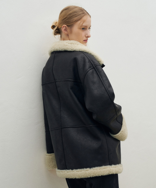 High Neck Wool Mustang[LMBFWI25JK108]-2color