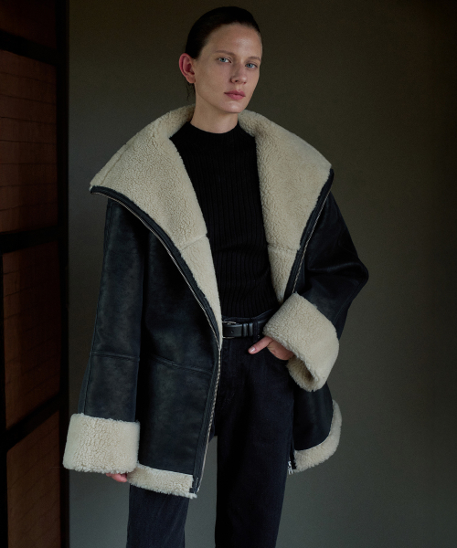 High Neck Wool Mustang[LMBFWI25JK108]-2color
