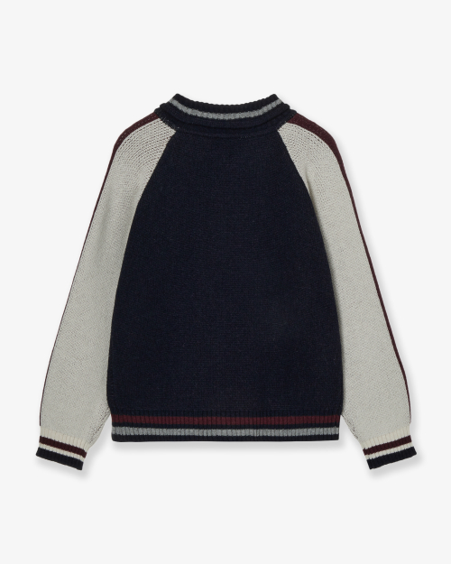 STAR JACQUARD COWICHAN [NAVY]