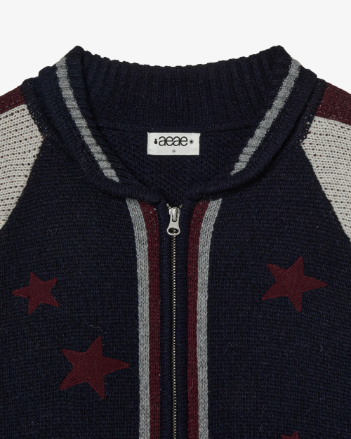 STAR JACQUARD COWICHAN [NAVY]