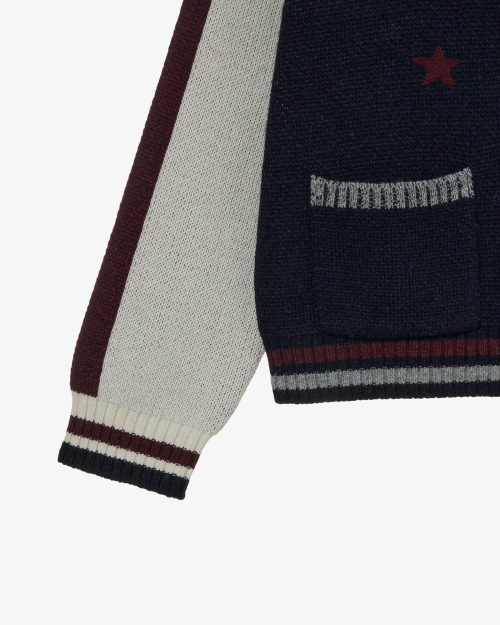 STAR JACQUARD COWICHAN [NAVY]