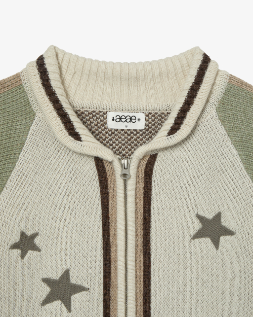 STAR JACQUARD COWICHAN [KHAKI]