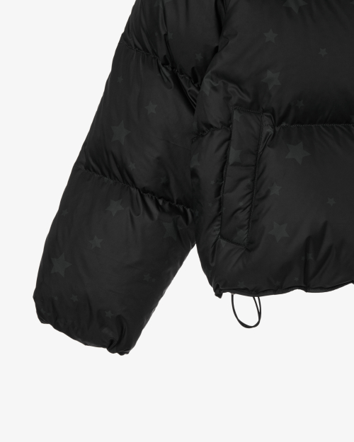 STAR PUFFER DOWN JACKET [BLACK]