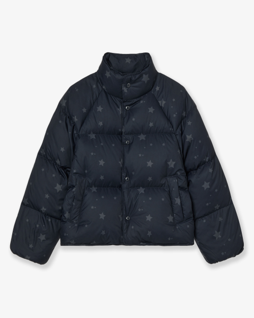 STAR PUFFER DOWN JACKET [NAVY]