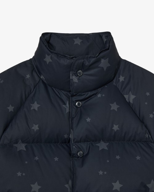 STAR PUFFER DOWN JACKET [NAVY]