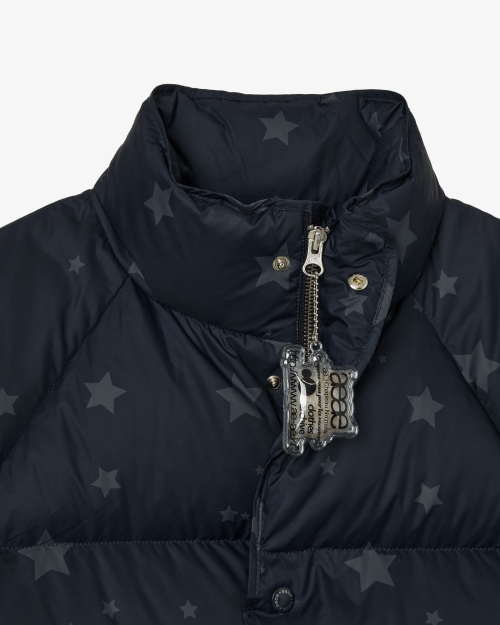 STAR PUFFER DOWN JACKET [NAVY]