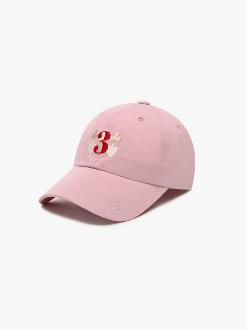 Tri / Triple Logo ball cap / Pink