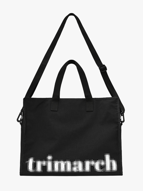 Tri / Nylon Travel boston L bag / Black