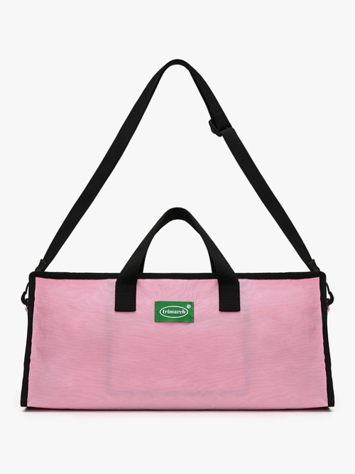 Tri / Nylon Travel boston M bag / Pink