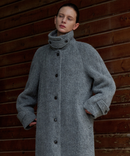 Alpaca Balmacan Long Coat[LMBEWICT705]-2color
