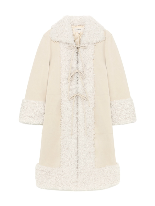 OLSEN FUR COAT (IVORY)