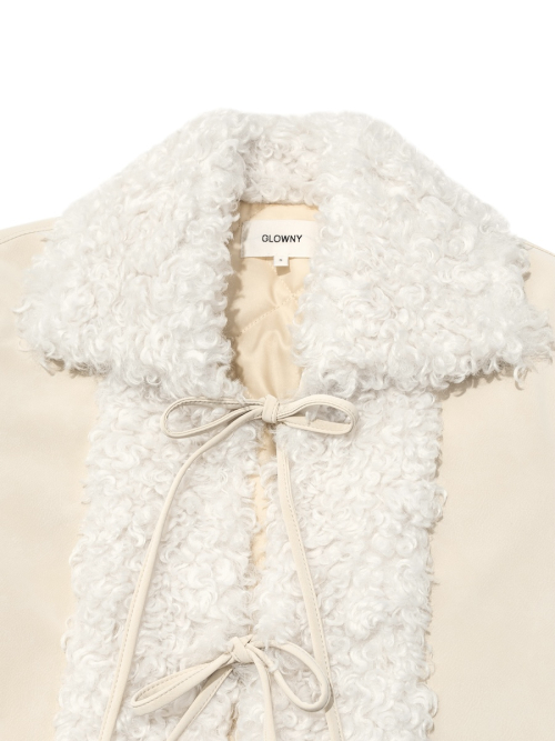 OLSEN FUR COAT (IVORY)