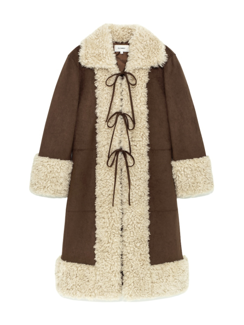 OLSEN FUR COAT (BROWN)