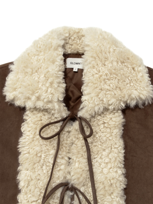 OLSEN FUR COAT (BROWN)
