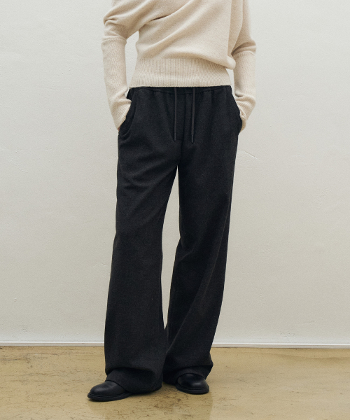 Wool Banding String Pants[LMBEWIPT503]-2color