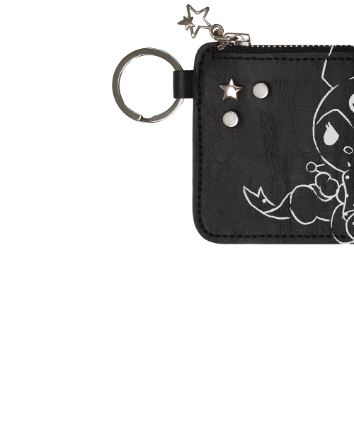 [KUROMI] CARD WALLET(BLACK)