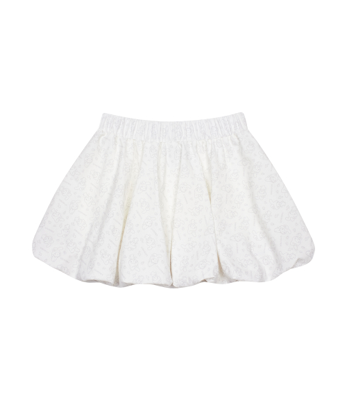 [MY MELODY] BALLOON SKIRT(WHITE)