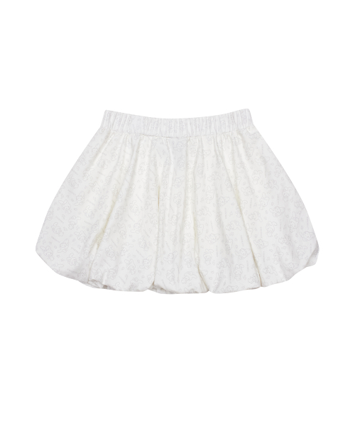 [MY MELODY] BALLOON SKIRT(WHITE)