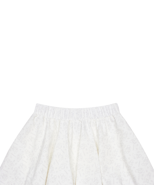 [MY MELODY] BALLOON SKIRT(WHITE)