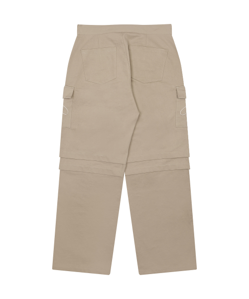[MY MELODY] WIDE COTTON PANTS(BEIGE)