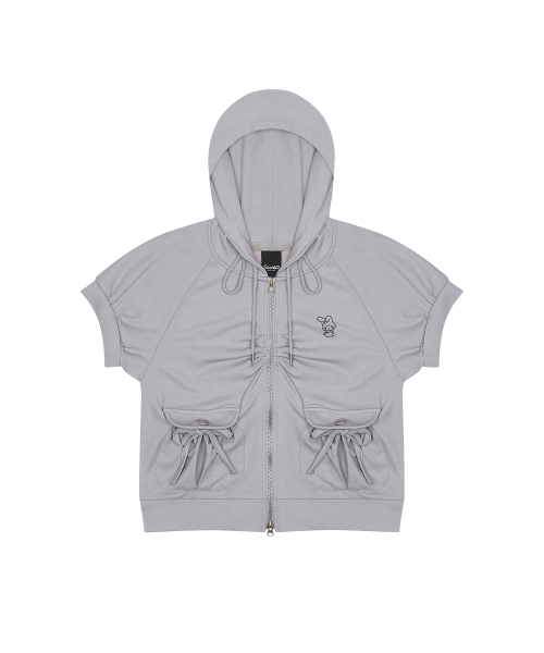 [MY MELODY] HOODED ZIPUP(GRAY)