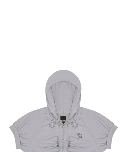 [MY MELODY] HOODED ZIPUP(GRAY)
