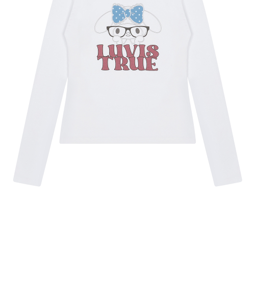 [MY MELODY] HOOD T-SHIRT(WHITE)