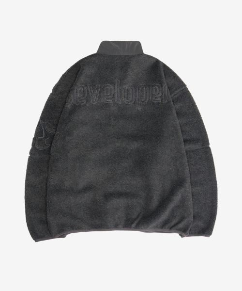 technician fleece in storm gray