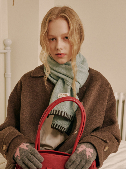 Piano Knit Muffler (Mint)